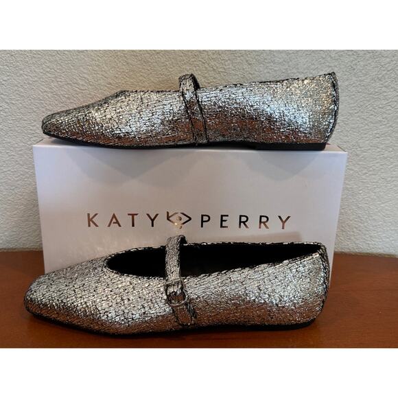 Katy Perry The Evie Mary Jane – Silver – Women’s Size 11 (EU 41) -  NEW in BOX - Picture 7 of 12